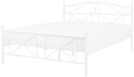 BELIANI postel RODEZ 180 × 200 cm, kovová, bílá - Postel