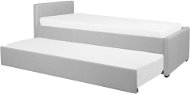 BELIANI rozkládací postel MARMANDE 80 × 200 cm, světle šedá - Postel