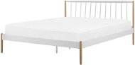 BELIANI postel MAURS 180 × 200 cm, kovová, bílá - Postel