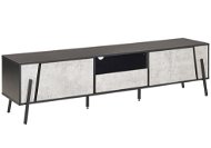 BELIANI betonový vzhled  černá BLACKPOOL - TV stolek