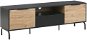 Čierny BELIANI svetlé drevo ARKELY - TV stolík
