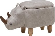 Svetlosivá BELIANI nosorožec RHINO - Stolička