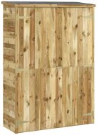 SHUMEE Skříň zahradní, dřevěná 123 × 50 × 171 cm - Garden Storage Cabinet