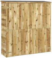 SHUMEE Skriňa záhradná, drevená 163 × 50 × 171 cm - Záhradná skrinka