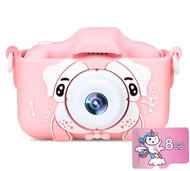 MG X5 Dog dětský fotoaparát, 8 GB karta, ružový - Children's Camera