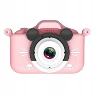 MG C14 Mouse dětský fotoaparát, 32 GB karta, ružový - Children's Camera