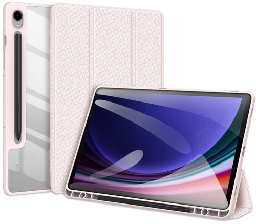 Dux Ducis Toby pouzdro na Samsung Galaxy Tab S9 FE, růžové - Tablet Case - Main image