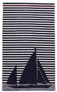 SCANquilt VELUR sailboat 180 × 100 cm - Towel
