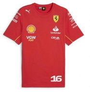 Scuderia Ferrari F1 2024 pánské týmové tričko Charles Leclerc L - Tričko