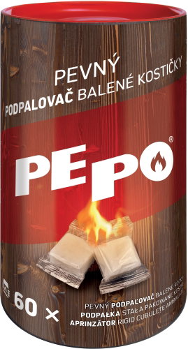PE-PO Solid Lighter Packed Cubes 60 pcs - Firelighter - Main image