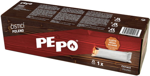 PE-PO cleaning log 1pc - Fireplace and Stove Cleaner - Main image