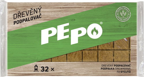 PE-PO, fa, 32 db - Grill begyújtó - Fő fotó