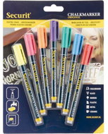 SECURIT chalk, 1-2 mm, various colours - pack of 7 - Marker