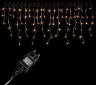 Venkovní závěs 10 m 500 led, teplá bílá, 8 programů, časovač - Vánoční osvětlení
