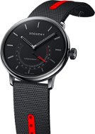 Sequent SuperCharger 2.1 Premium HR Onyx schwarz mit schwarz/rotem Band - Smartwatch