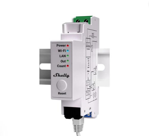 Shelly Pro EM 50 A, WiFi - Měřič spotřeby - Hlavní obrázek