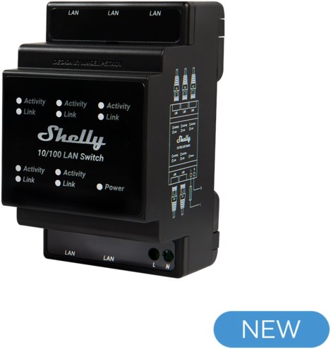 Shelly LAN Switch - Switching Relay - Main image