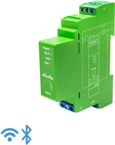Shelly Pro DIN rail dimmer, WiFi, LAN - Dimmers - Main image