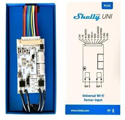 Shelly Plus Uni, WiFi - Switching Relay - Main image