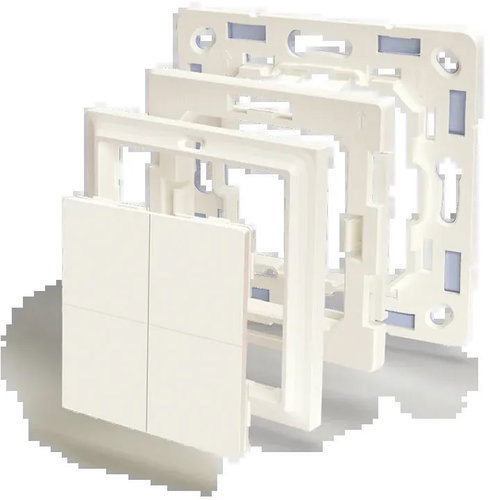 Shelly adapter for BLU Wall Switch 4 (for Gira/Merten frames) Main image Shelly adapter for BLU Wall Switch 4 (for Gira/Merten frames) - Small Frame - Main image