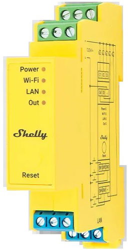 Shelly Pro RGBWW LED strip dimmer for DIN rail, WiFi, LAN - Dimmers - Main image