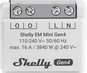 Energy Consumption Meter Shelly Gen4 EM mini 16 A, power meter, WiFi, LAN - Měřič spotřeby