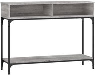 SHUMEE Konzolový stolek 100 × 30,5 × 75 cm, kompozitní dřevo, šedý sonoma - Console Table