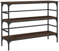 SHUMEE Konzolový stolek 100 × 32 × 75 cm, kompozitní dřevo, 839052, hnědý dub - Console Table
