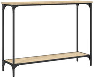 SHUMEE Konzolový stolek 101 × 30,5 × 75 cm, kompozitní dřevo, dub sonoma - Console Table