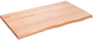 SHUMEE Nástěnná police 100 × 60 × (2-4) cm, ošetřený masivní dub, hnědá - Shelf