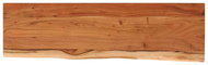 SHUMEE Nástěnná police 110 × 30 × 2,5 cm, obdélník masivní akácie živá hrana - Shelf