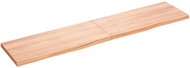 SHUMEE Nástěnná police 180 × 40 × (2-4) cm, ošetřený masivní dub, hnědá - Shelf