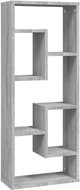 SHUMEE Nástěnná police 36 × 16 × 90 cm, kompozitní dřevo, šedá sonoma - Shelf