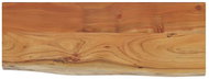 SHUMEE Nástěnná police 70 × 30 × 2,5 cm, masivní akácie, živá hrana - Shelf