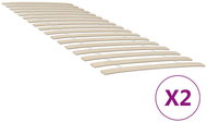 SHUMEE Lamelové rošty postele s 34 lamelami, 70 × 200 cm, 2 ks - Bed Base