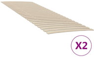 SHUMEE Lamelové rošty postele se 48 lamelami, 80 × 200 cm, 2 ks - Bed Base