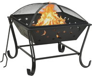 SHUMEE Ohniště s pohrabáčem 62 cm XXL, ocel - Fireplace