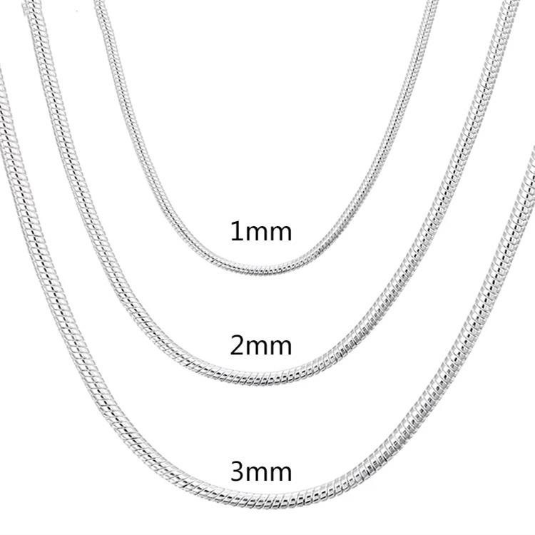 Silver Star ezüst kígyólánc 3mm - KL1 55 cm