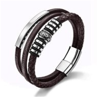 Leather bracelet 20,5cm A7004-10 - Bracelet