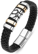 Leather bracelet 22cm A7004-12 - Bracelet