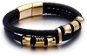 Leather bracelet 21cm A7592-2 - Bracelet