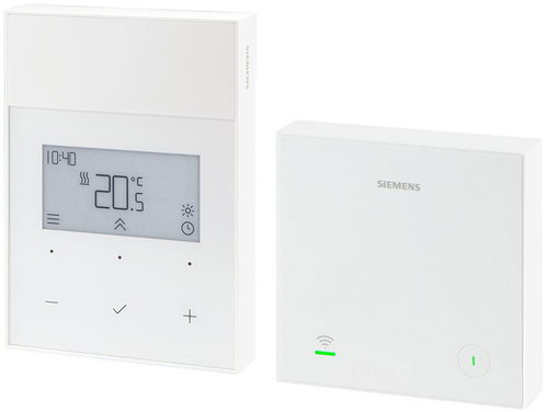 Siemens Termostat RDL101RF.ST, bezdrátový, digitální, prostorový - Thermostat - Main image