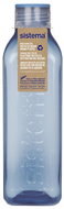Sistema® Ocean Bound Bottle Square screw cap 1 l, blue - Drinking Bottle