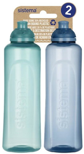 Sistema Swift Squeeze Twist 'n' Sip Bottle 480 ml 2 pack - Drinking Bottle - Main image