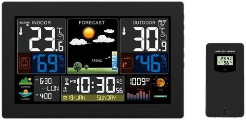 Solight Időjárás állomás, XL színes LCD - Időjárás állomás - Fő fotó