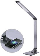 Solight LED table lamp dimmable, 10W, inductive charging, chromaticity change, aluminium, grey - Table Lamp