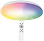 Solight LED Smart Deckenleuchte Wave - 30 Watt - 2300 lm - WLAN - RGB + CCT - Fernbedienung - Deckenleuchte