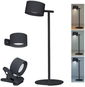 Solight nabíjecí 3v1, 280lm, změna CCT, stmívání, černá - Stolní lampa
