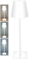 Solight LED rechargeable lamp Lucca, white - Table Lamp