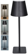 Solight LED rechargeable lamp Lucca, black - Table Lamp